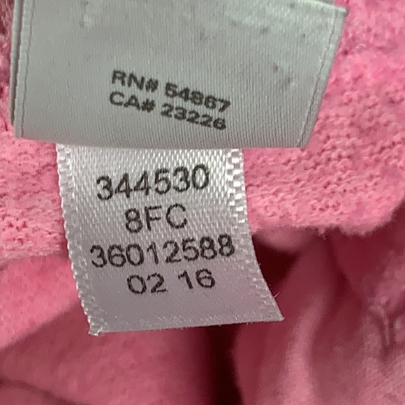 PINK by Victoria Secret "LOVE" pink lounge pants  sz S - Picture 8 of 15